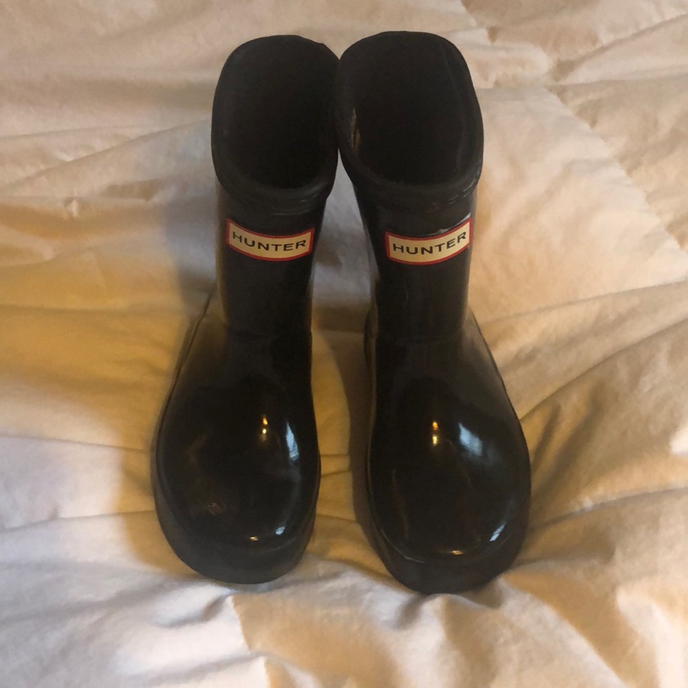 Little boy Hunter Rain boots.